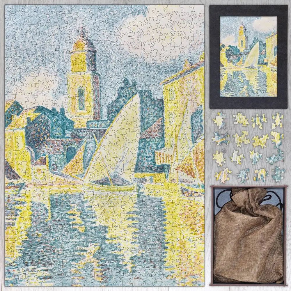 The Port, Saint - Tropez Puzzle - PuzzlesPrint