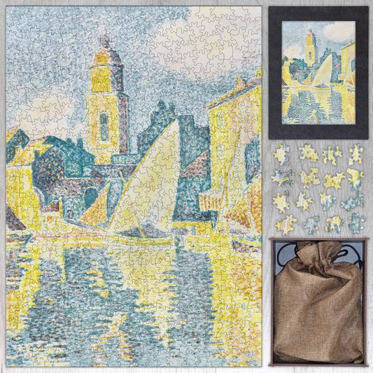 The Port, Saint - Tropez Puzzle - PuzzlesPrint