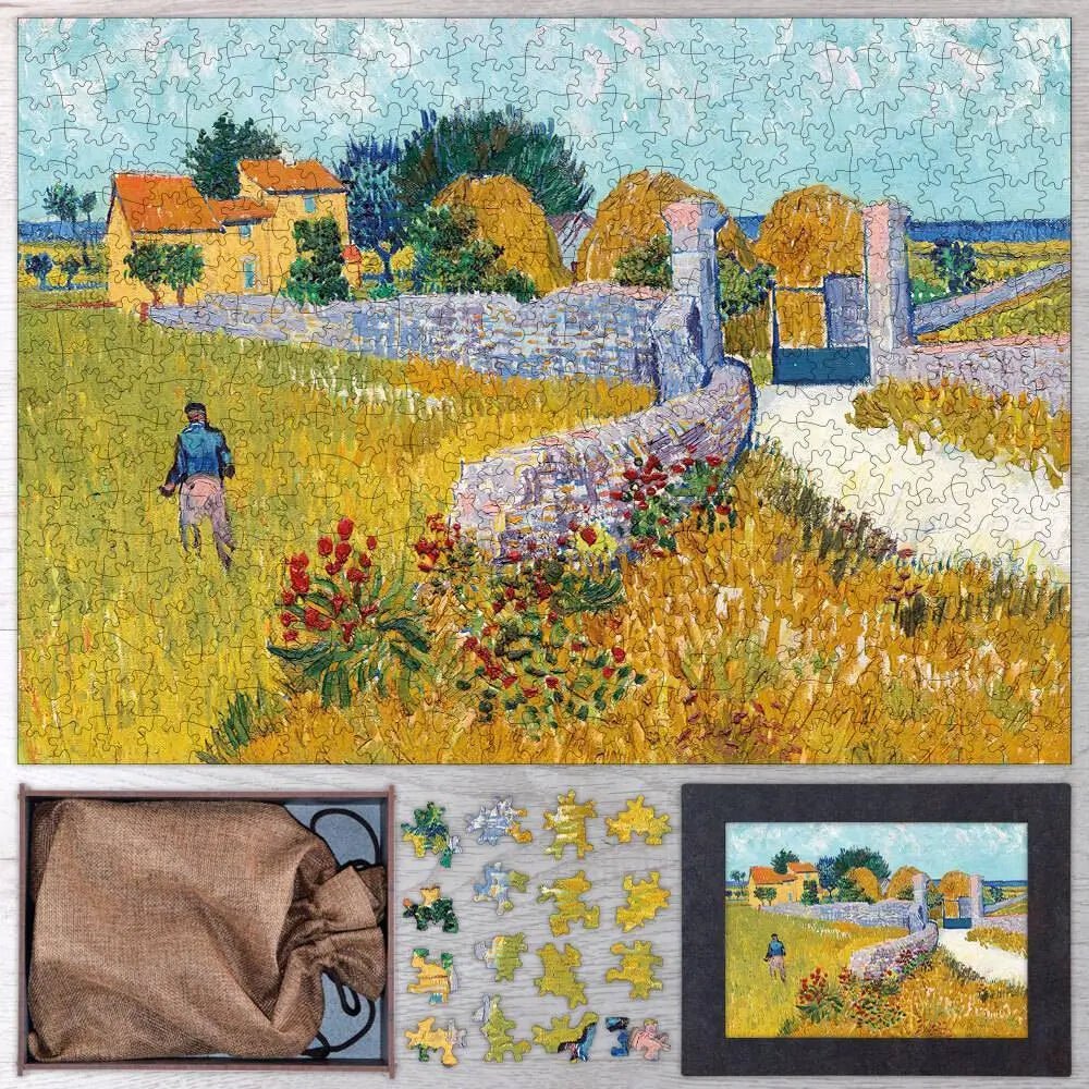 Farmhouse in Provence Puzzle - PuzzlesPrint
