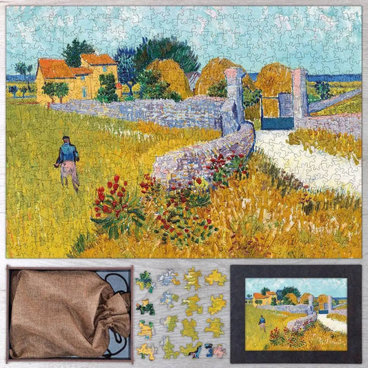 Farmhouse in Provence Puzzle - PuzzlesPrint