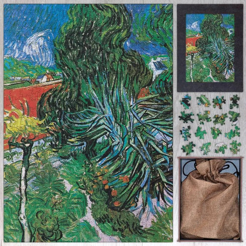 Doctor Gachet's Garden in Auvers Puzzle - PuzzlesPrint