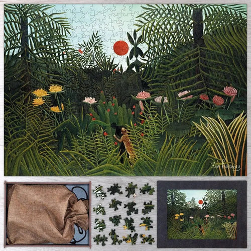 Virgin Forest at Sunset Puzzle - PuzzlesPrint