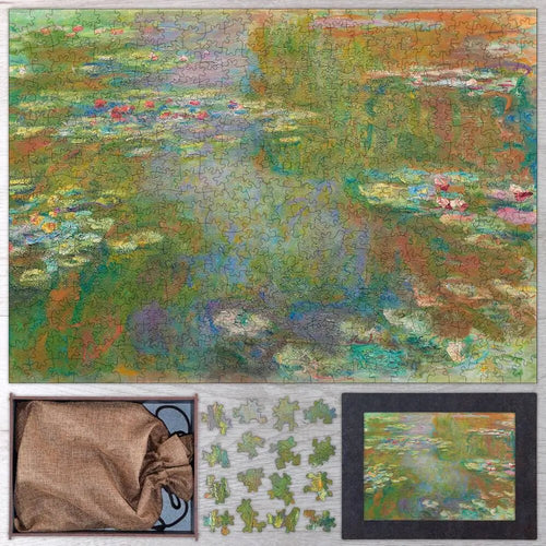 Water Lily Pond Puzzle - PuzzlesPrint
