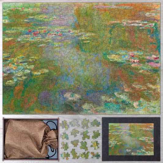 Water Lily Pond Puzzle - PuzzlesPrint
