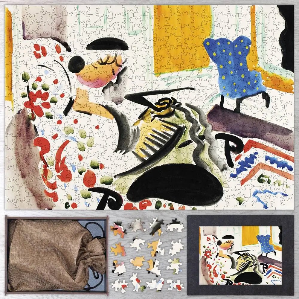 Calligraphic Interior Puzzle - PuzzlesPrint