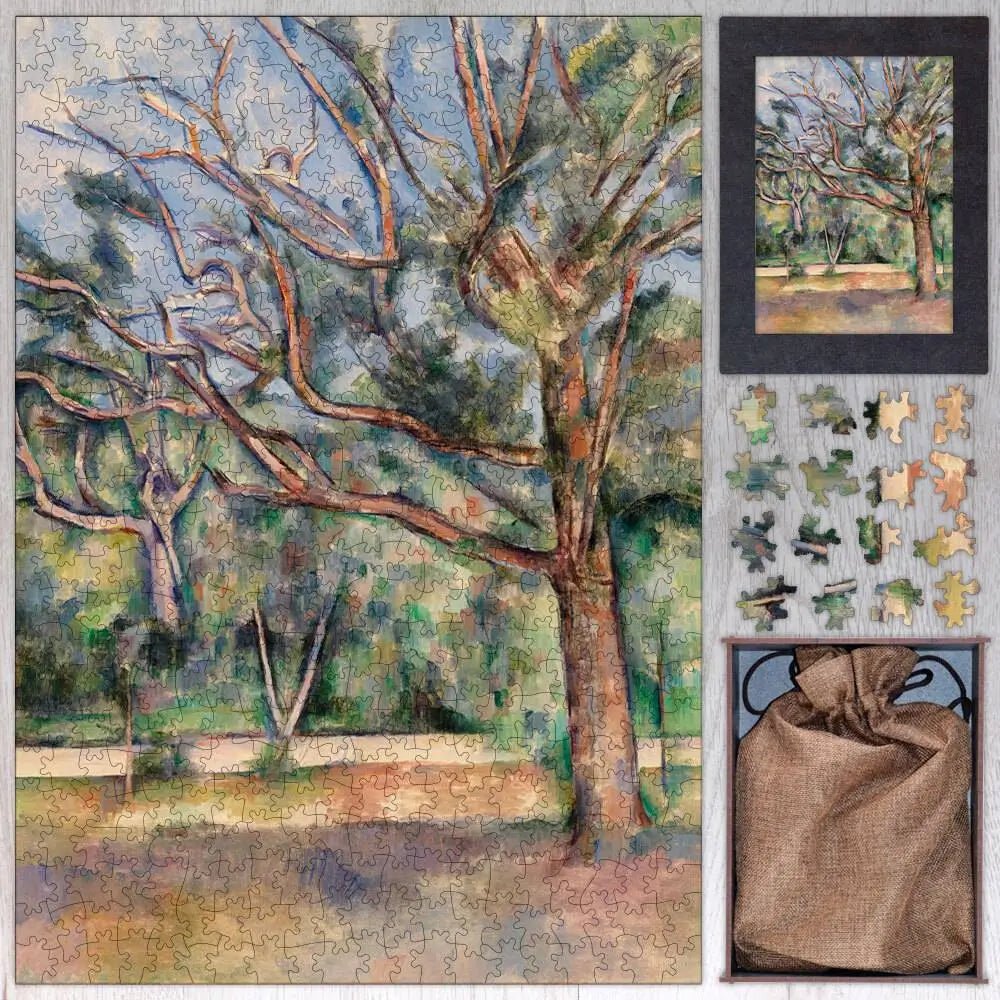 Trees and Road Puzzle - PuzzlesPrint