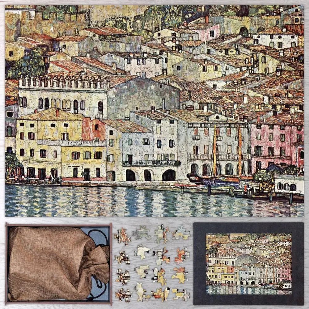 Malcesine on Lake Garda Puzzle - PuzzlesPrint
