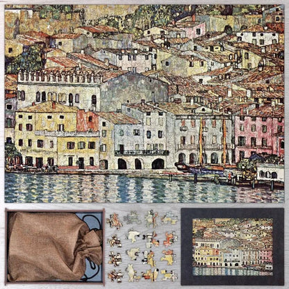 Malcesine on Lake Garda Puzzle - PuzzlesPrint