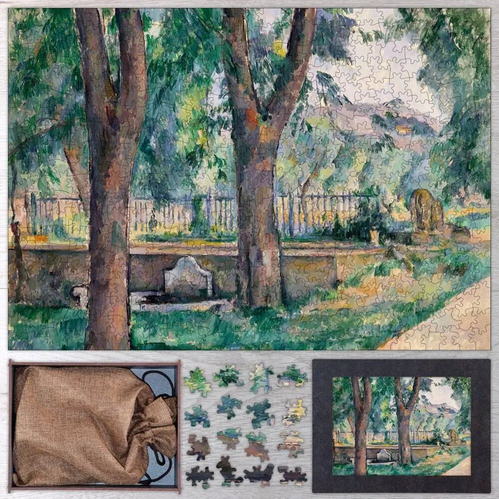 The Pool at Jas de Bouffan Puzzle - PuzzlesPrint