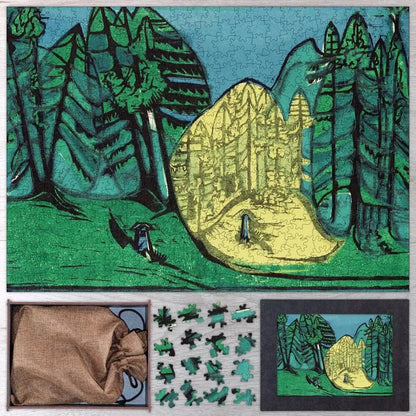 Cemetery in the Forest Puzzle - PuzzlesPrint