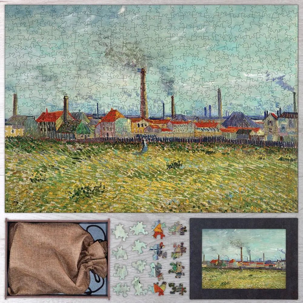 Factories at Clichy Puzzle - PuzzlesPrint