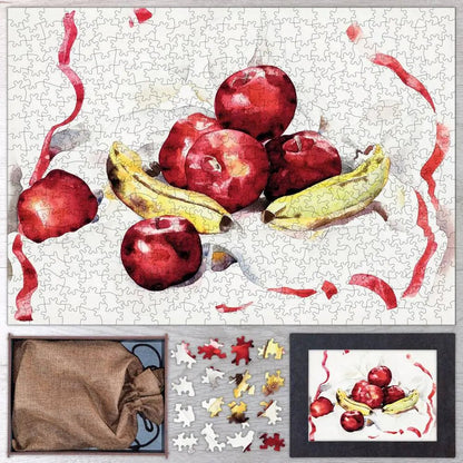 Still Life with Apples and Bananas Puzzle - PuzzlesPrint