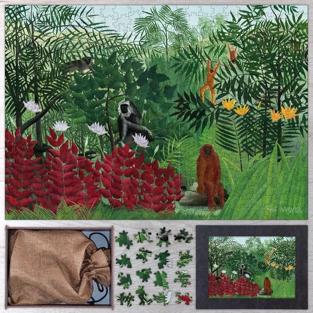 Tropical Forest with Monkeys Puzzle - PuzzlesPrint