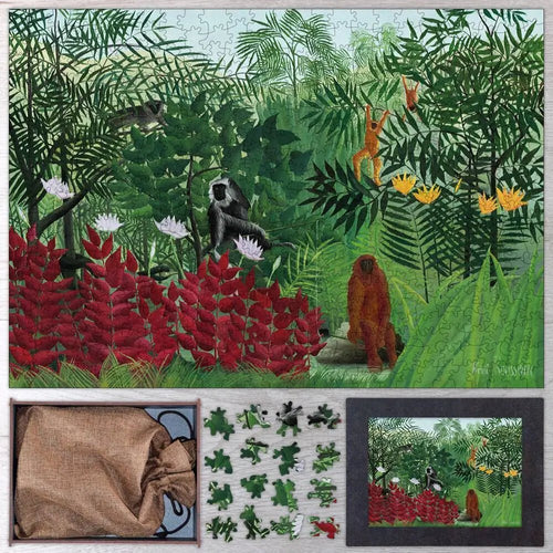 Tropical Forest with Monkeys Puzzle - PuzzlesPrint