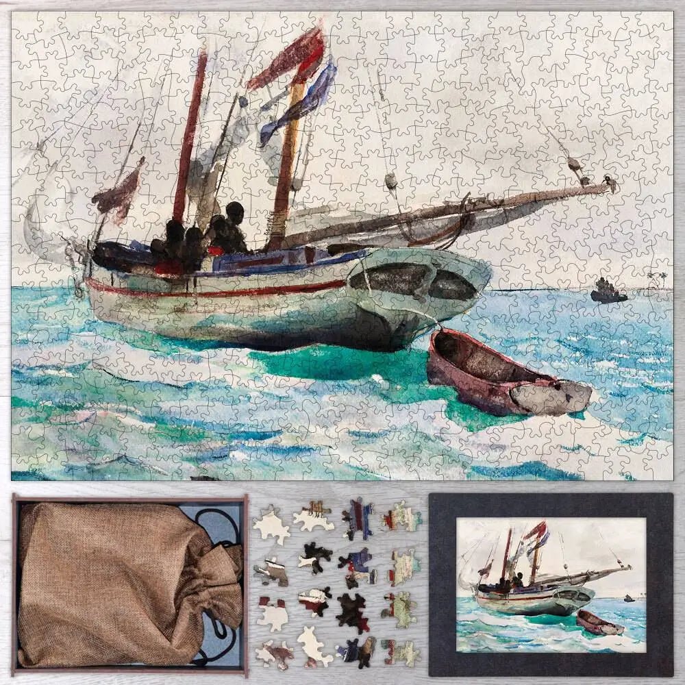 Schooner - Nassau Puzzle - PuzzlesPrint