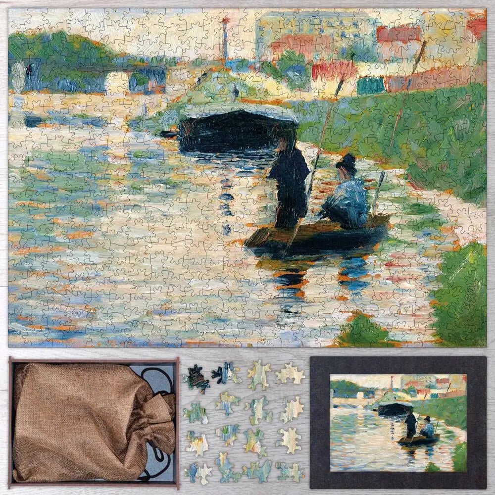 View of the Seine Puzzle - PuzzlesPrint