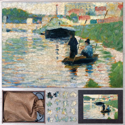 View of the Seine Puzzle - PuzzlesPrint