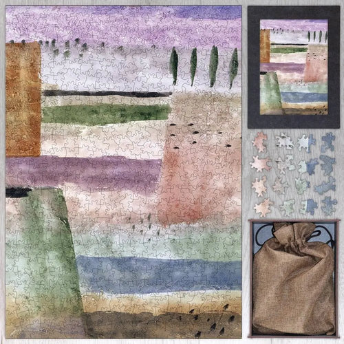 Landscape With Poplars Puzzle - PuzzlesPrint