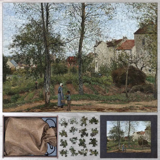 Landscape at Louveciennes (Autumn) Puzzle - PuzzlesPrint