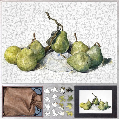Green Pears Puzzle - PuzzlesPrint