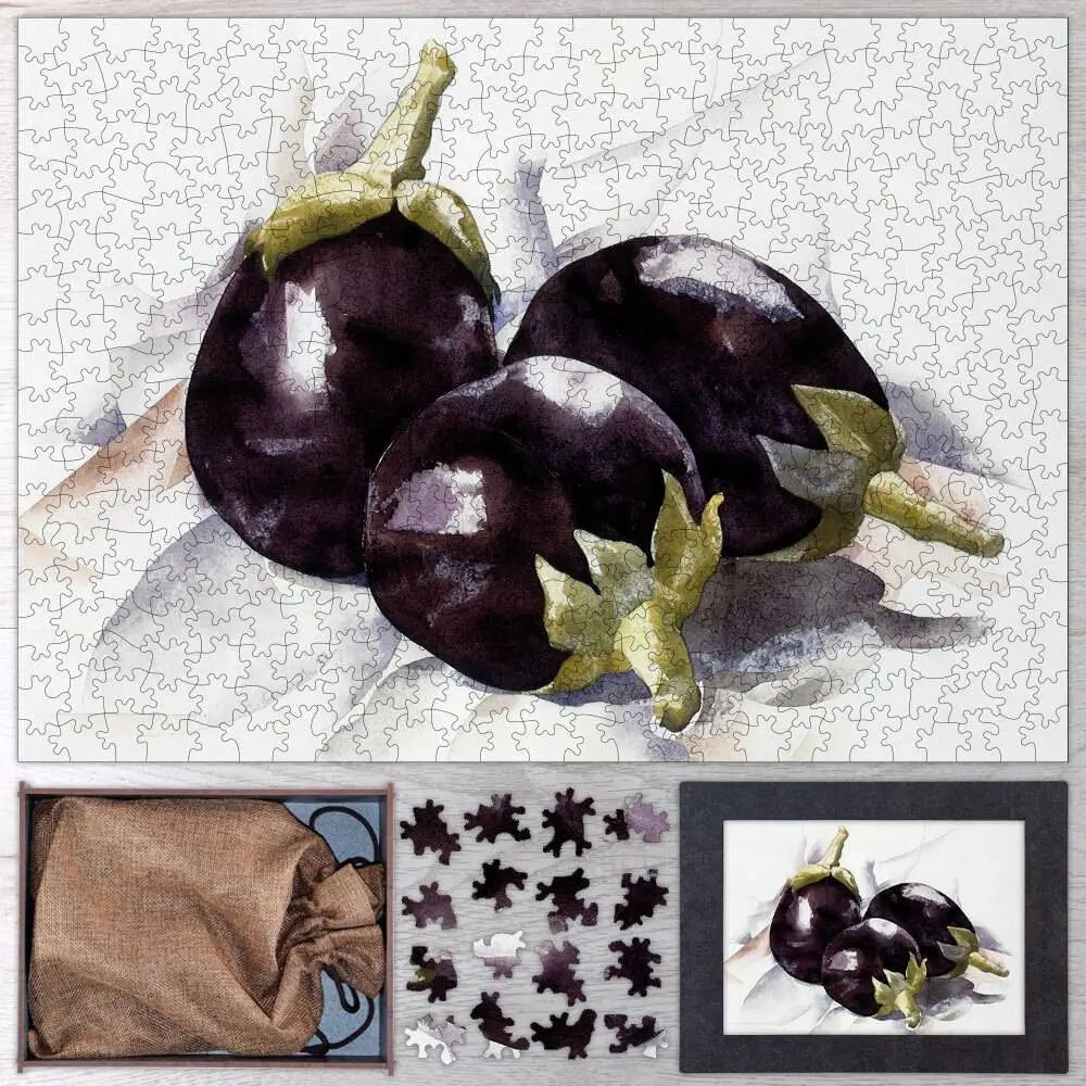 Eggplants Puzzle - PuzzlesPrint