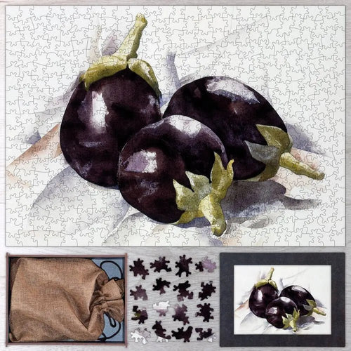 Eggplants Puzzle - PuzzlesPrint