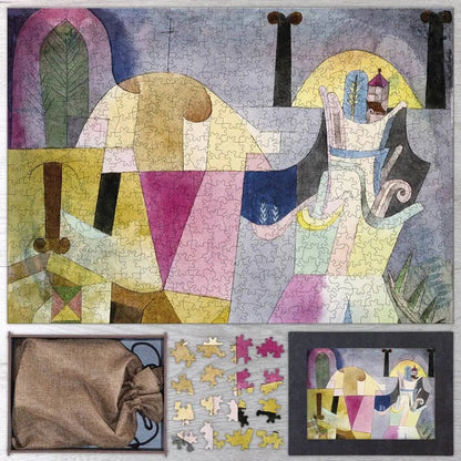 Black Columns in a Landscape Puzzle - PuzzlesPrint