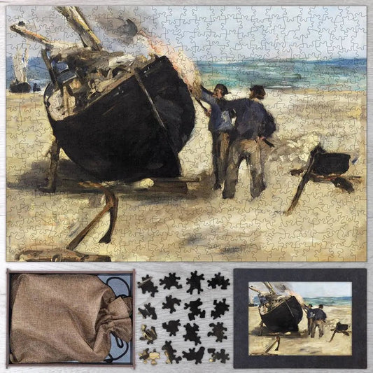 Tarring the Boat Puzzle - PuzzlesPrint