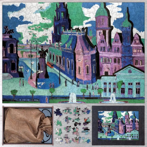 View of Dresden, Schlossplatz Puzzle - PuzzlesPrint