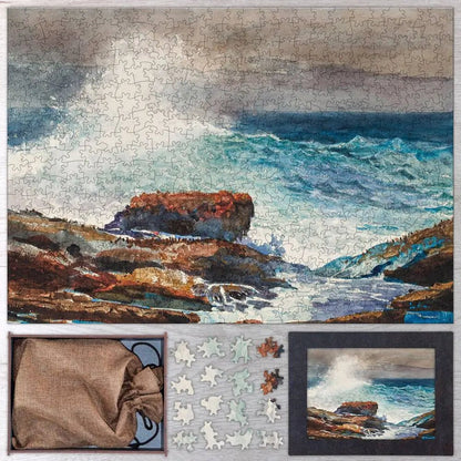Incoming Tide, Scarboro, Maine Puzzle - PuzzlesPrint