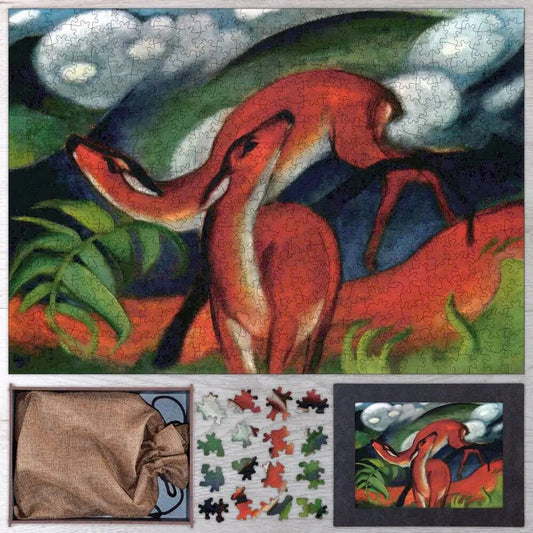 Red Deer II Puzzle - PuzzlesPrint