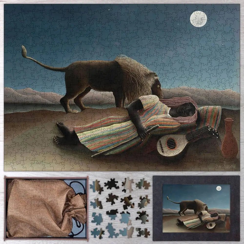 The Sleeping Gypsy Puzzle - PuzzlesPrint