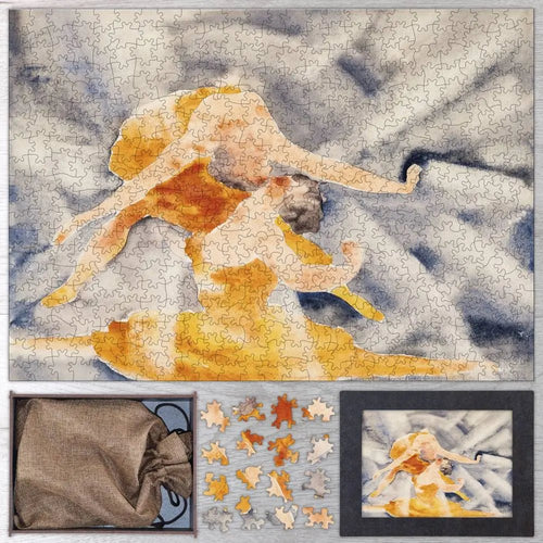 Two Women Acrobats Puzzle - PuzzlesPrint