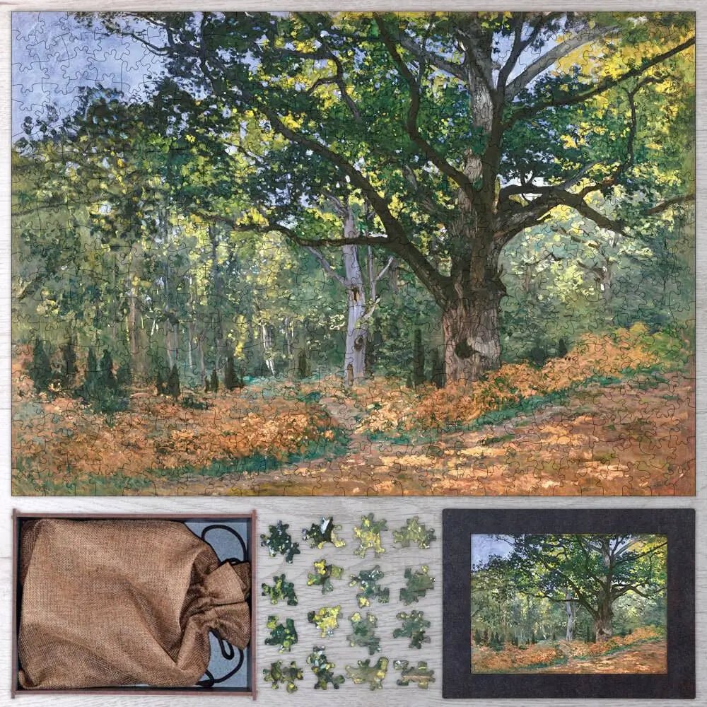 The Bodmer Oak, Fontainebleau Forest Puzzle - PuzzlesPrint