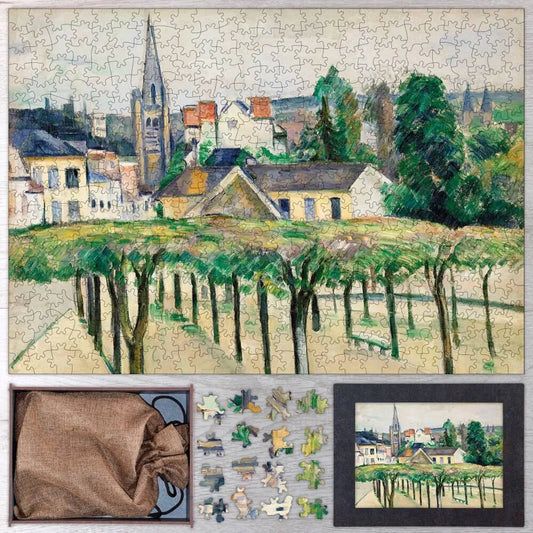 Village Square Puzzle - PuzzlesPrint