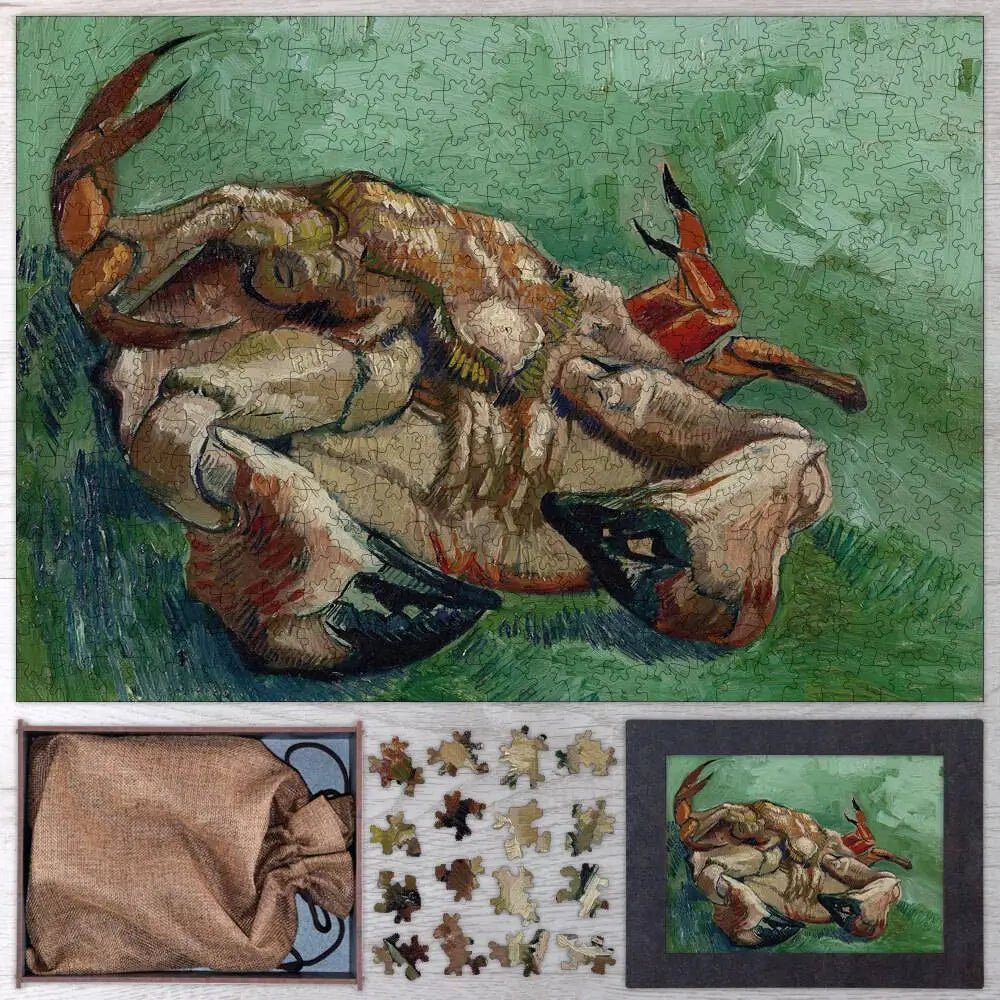 Crab on its Back Puzzle - PuzzlesPrint