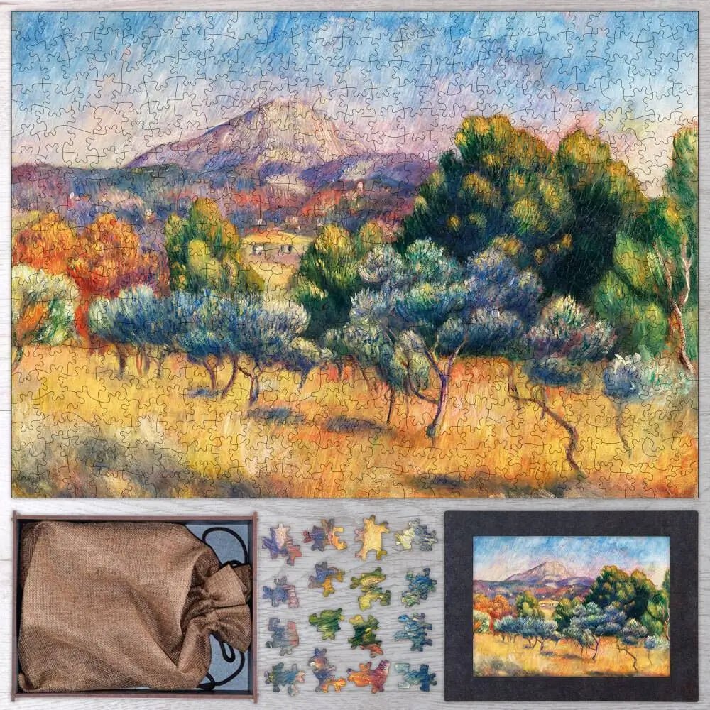 Montagne Sainte - Victoire (Paysage) Puzzle - PuzzlesPrint