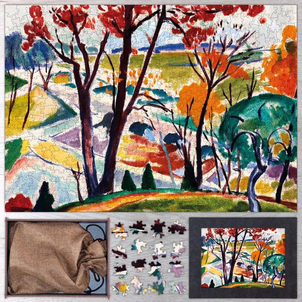 Landscape, Bridge, Huntingdon Valley Puzzle - PuzzlesPrint