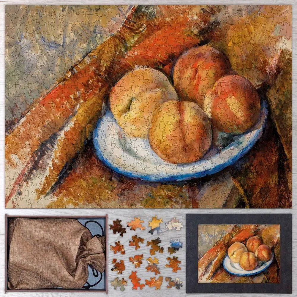 Four Peaches on a Plate Puzzle - PuzzlesPrint