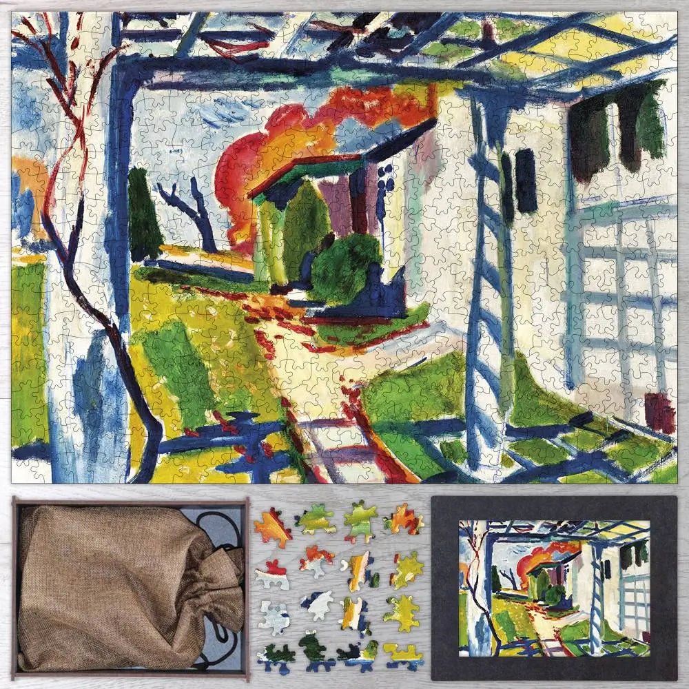 Grape Arbor Puzzle - PuzzlesPrint