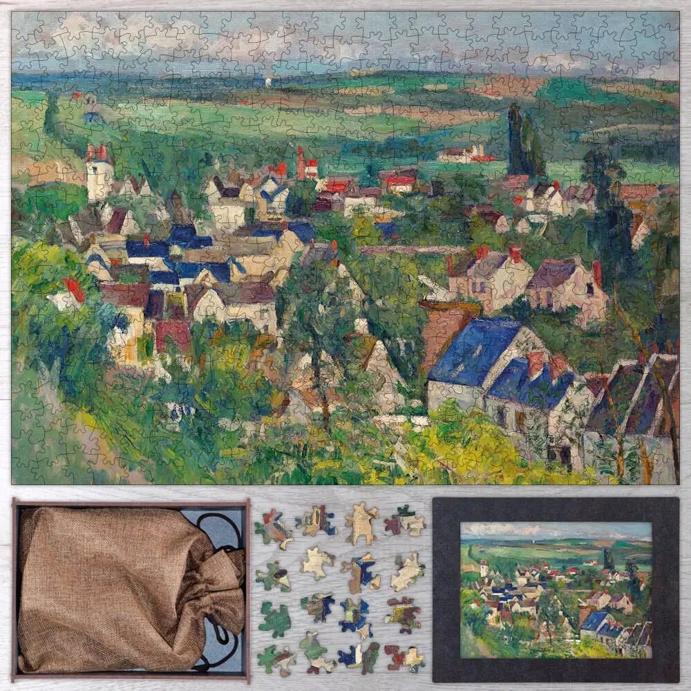 Auvers, Panoramic View Puzzle - PuzzlesPrint