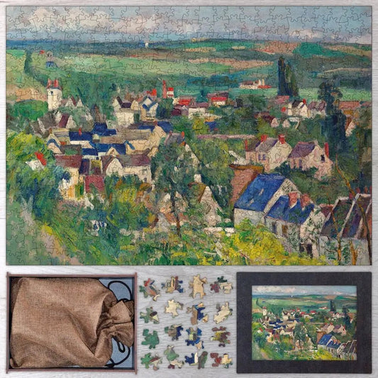 Auvers, Panoramic View Puzzle - PuzzlesPrint