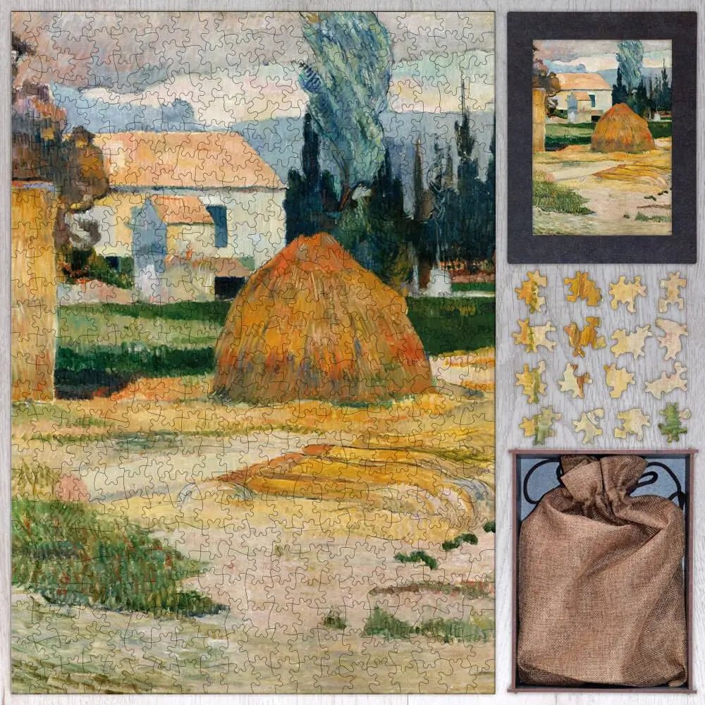 Landscape near Arles Puzzle - PuzzlesPrint