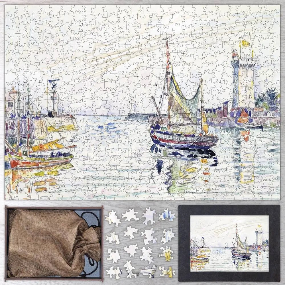 Entrance to the Harbor of La Rochelle Puzzle - PuzzlesPrint