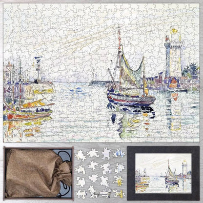 Entrance to the Harbor of La Rochelle Puzzle - PuzzlesPrint