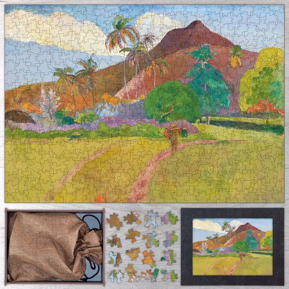 Tahitian Landscape Puzzle - PuzzlesPrint