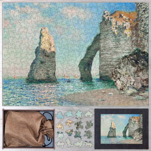 The Cliffs at Étretat Puzzle - PuzzlesPrint