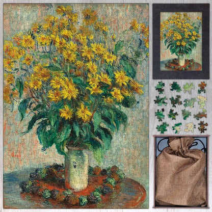 Jerusalem Artichoke Flowers Puzzle - PuzzlesPrint
