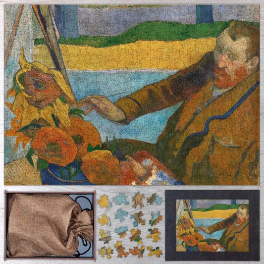 The Painter of Sunflowers Puzzle - PuzzlesPrint