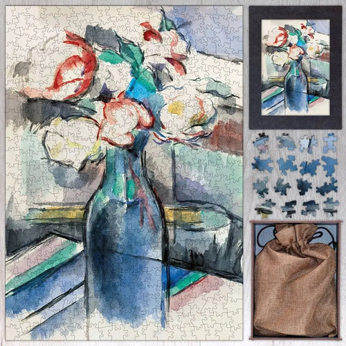 Roses in a Bottle Puzzle - PuzzlesPrint